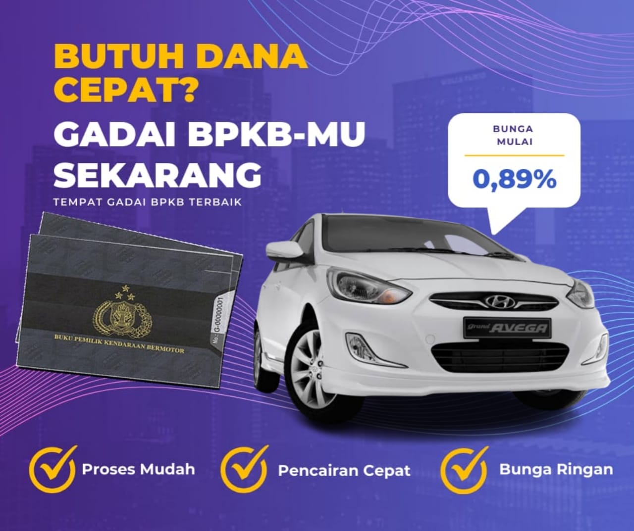 Kredit Jaminan Bpkb Mobil Hyundai Avega Dapat Dana Berapa? Seperti Ini Simulasinya